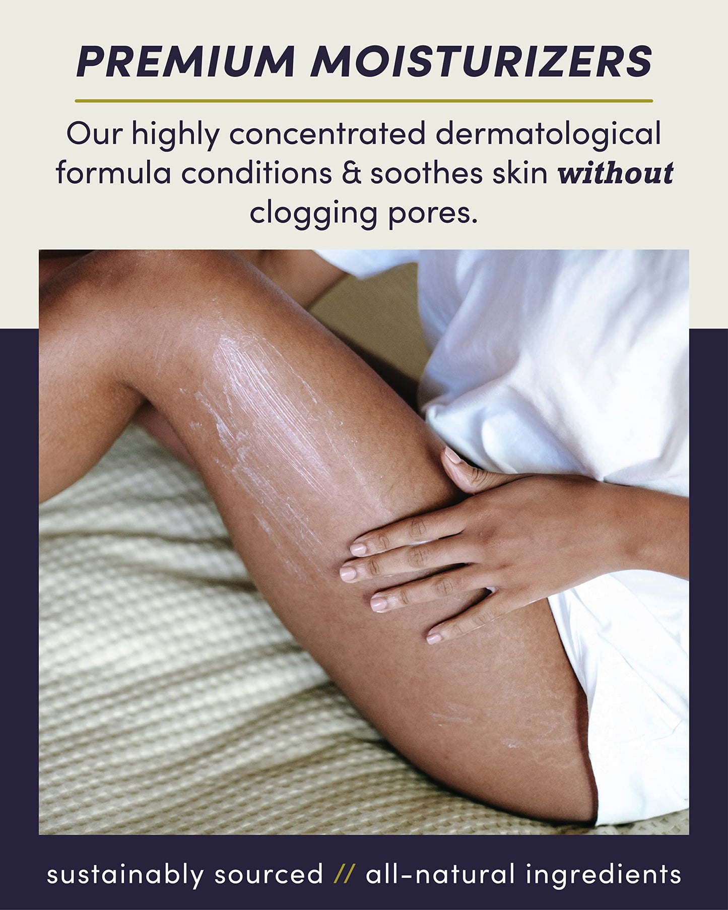 Eu'Genia Dermatological Formula Shea Butter, 100% Pure Unrefined Ghanaian Shea, Premium Face & Body Moisturizer for All Skin & Hair Types (Fragrance-Free, 12oz)