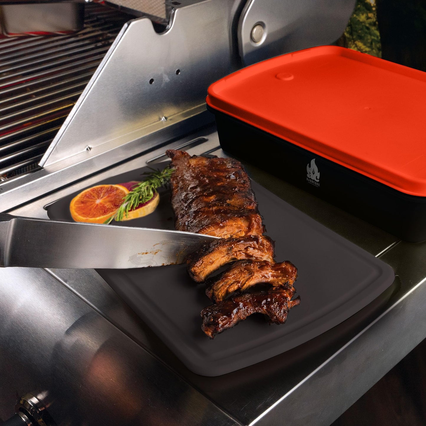 AC Barbeque | Prep & Slice (3 Piece Prep and Store Tray)