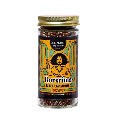 Ethiopian Korerima | Hand Picked and Processed Authentic Black Cardamom "Grains of Paradise'' | Harvested in and Imported from Ethiopia | Non-GMO | Organic | No preservatives | ኮረሪማ (3 oz)