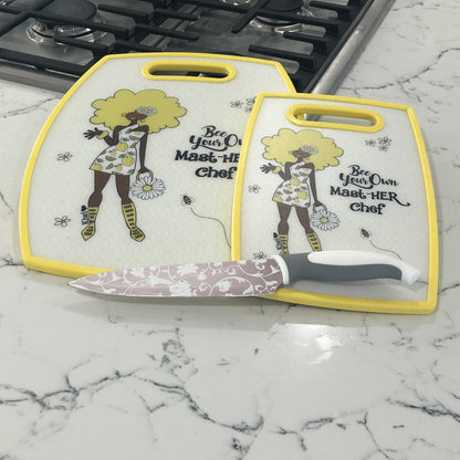 Bee Your Own MastHER Chef Cutting Board Set (CBS171)