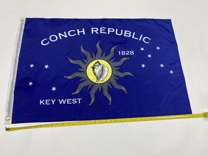 Conch Republic Key West Flags 2x3 ft. Parrot Head Tiki Bar Man Cave Flags 100% Polyester