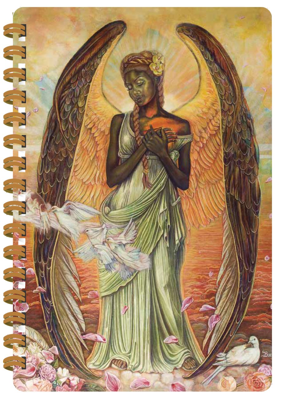 Shades of Color Angel of Love Journal, 5.5 x 8.5", 140 lined pages (J035)