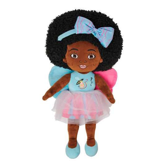 Orijin Bees Cuddle Bees Plush Dolls - Serenity, 24 inches, Soft, Durable, Ages 2+, Black Doll, Biracial Doll, for Girl Toddler prechool, Oprah's Favorite Things Holiday 2024 List