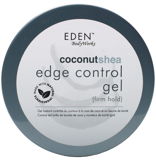 EDEN BodyWorks Coconut Shea Control Edge Glaze | 6 oz | Firm Hold, No Build Up, Moisturize, Add Shine - Packaging May Vary