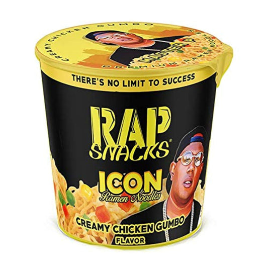 Rap Snacks Creamy Chicken Gumbo ICON Ramen Noodles Master P-Pack of 12