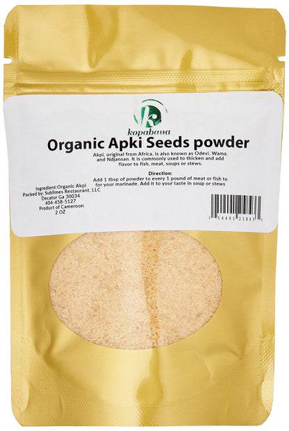 KOPABANA Organic Akpi Seed Powder بدور الاكبي 2 oz