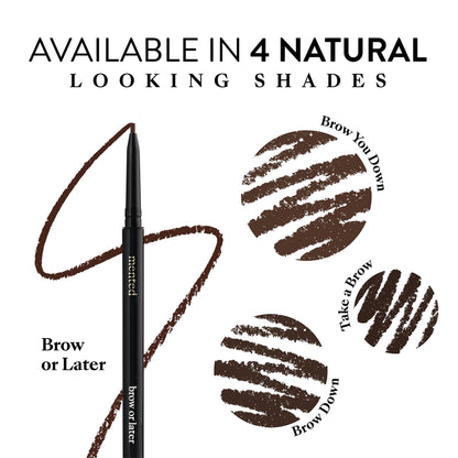 Mented Cosmetics | Everynight Eye Shadow Palette & Eyebrow Pencil Brow Or Later (Medium Brown)