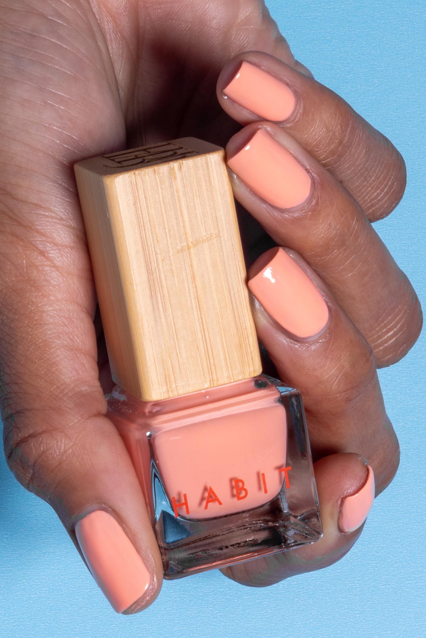 Habit Cosmetics | Vegan, Toxin-Free & Sustainably Packaged Nail Polish - Pink - 0.3oz (Cheerleader)