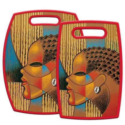 Composite of A Woman Cutting Board Set (CBS162)