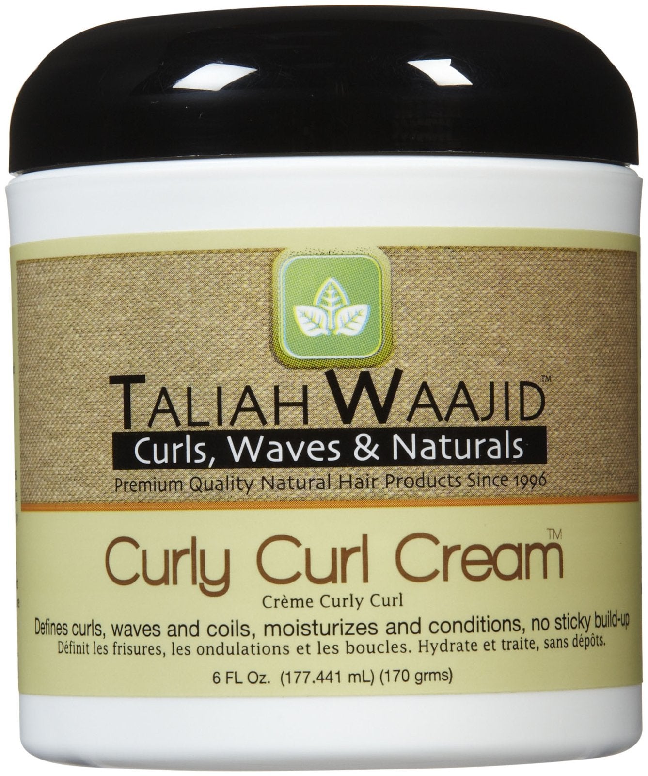 Taliah Waajid Curls, Waves and Naturals Curly Curl Cream, 6 Ounce