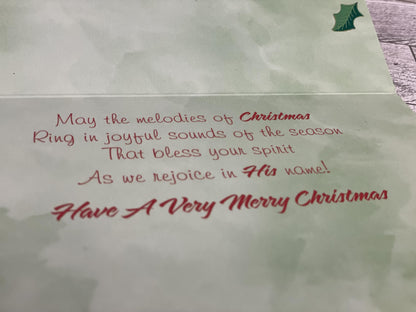 Shades of Color Christmas Melodies African American Christmas Cards 5 x 6.75 inches, 15 Cards and Envelopes (X23-179)