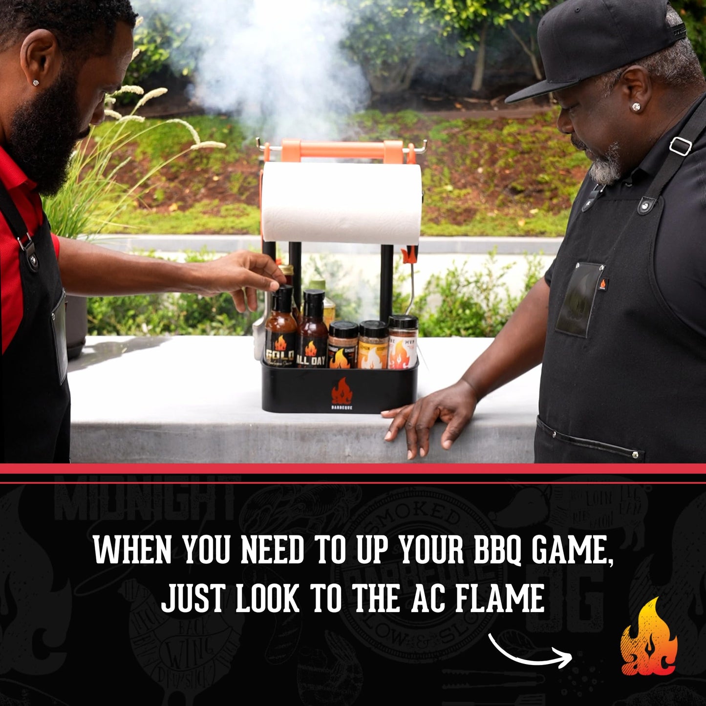 AC Barbeque | BBQ Serving Caddy