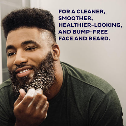 Scotch Porter Exfoliating Beard Wash & Face Cleanser for Men, Travel Friendly | Formulated with Non-Toxic Ingredients, Free of Parabens, Sulfates & Silicones | Vegan | 2.17 oz Bottle