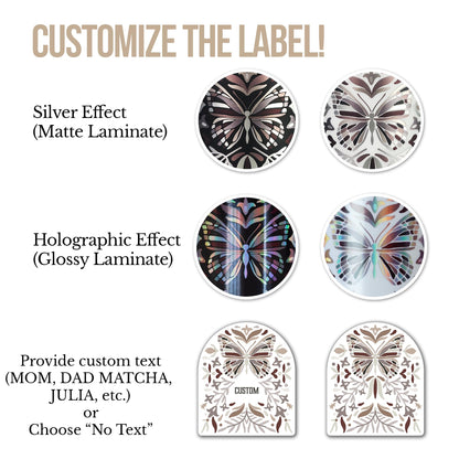 Artanis Home Custom Ultraviolet Glass Apothecary Jar, Gift for Tea Lovers, Airtight Glass Storage for Tea, Herbs, and Spices, with Lid, Custom Gift Box, and Spoon for Home Apothecary, 500 ml