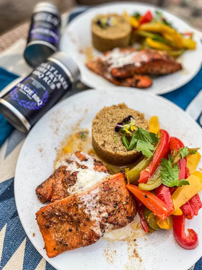 Chef's Kiss Spicy BBQ Mix | Gourmet Seasoning, Artisanal Spice Blend | All Natural, Non GMO | Hand Crafted in Small Batches in USA | No MSG or Artificial Ingredients | GLP-1 Friendly | Sustainably Sourced, Ultra Premium Seasoning | Bougie BBQ | Gustus Vit