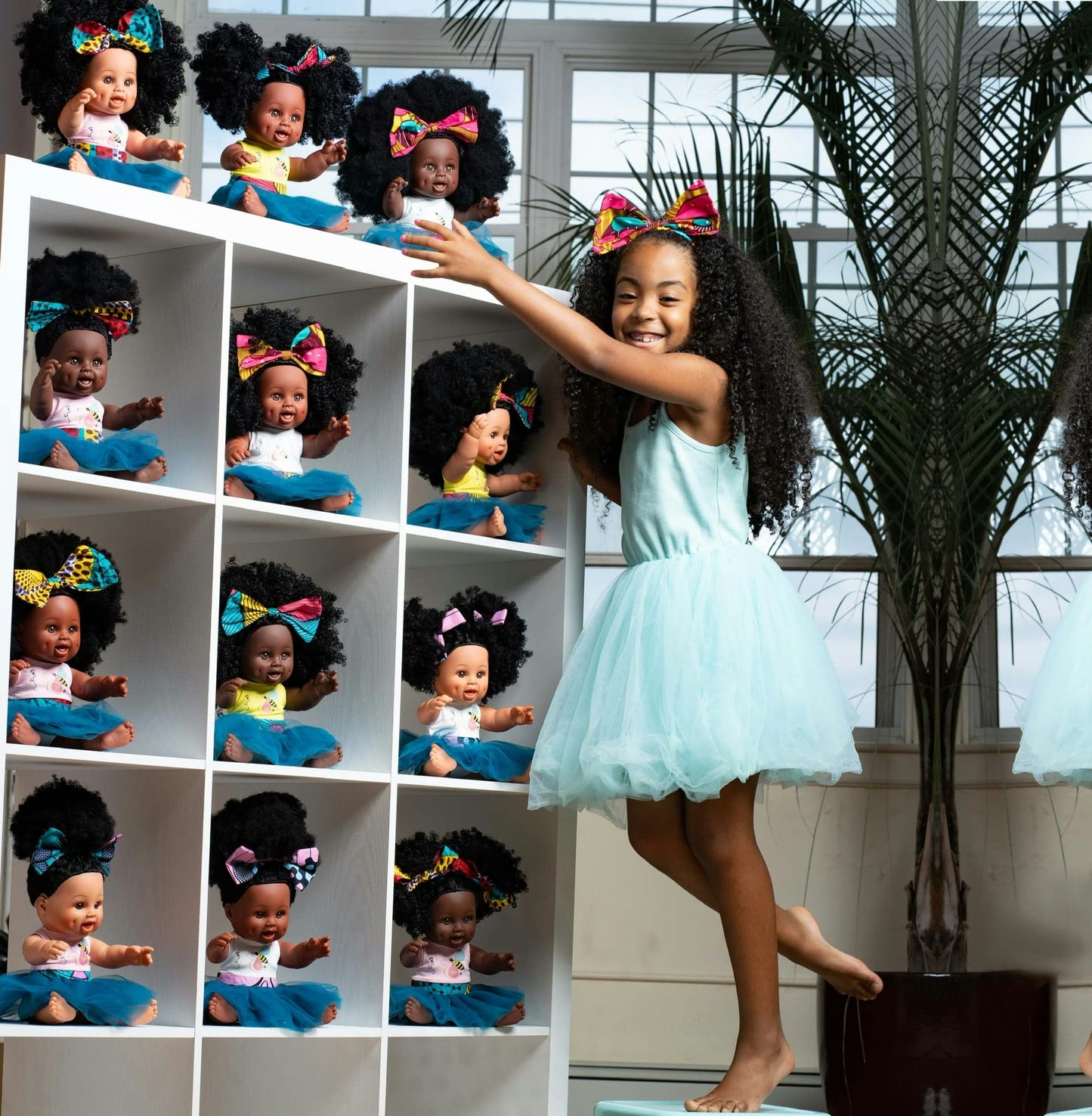 Orijin Bees Curly Swizzy Bee - 12 inch Black Doll, African American Doll, Biracial Doll, Ethnic Doll, Latino Doll, Curly Hair Doll