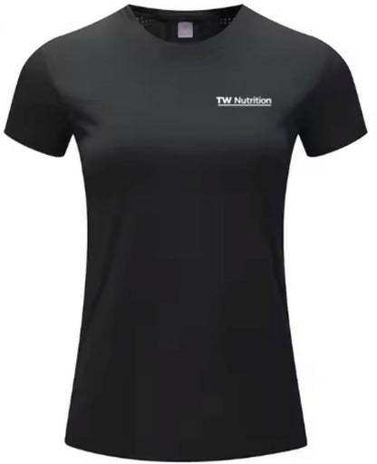TW Nutrition Women's Black AeroDry Active Shirt