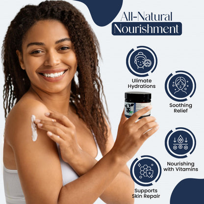 Grass Fed Beef Tallow for Skin - Tallow Face Moisturizer - Beef Tallow Balm for Face - Head to Toe Tallow Skin Care - Grass Fed Beef Tallow Moisturizer - Organic Beef Tallow for Face (Fragrance Free)