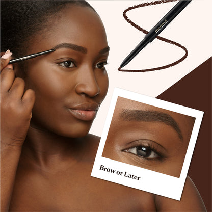 Mented Cosmetics | Eyebrow Pencil Brow Or Later (Medium Brown) & Long Live the Lash Mascara