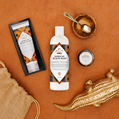 Nubian Heritage Body Lotion African Black Soap for Dry Skin Paraben Free Body Moisturizer, 13 oz