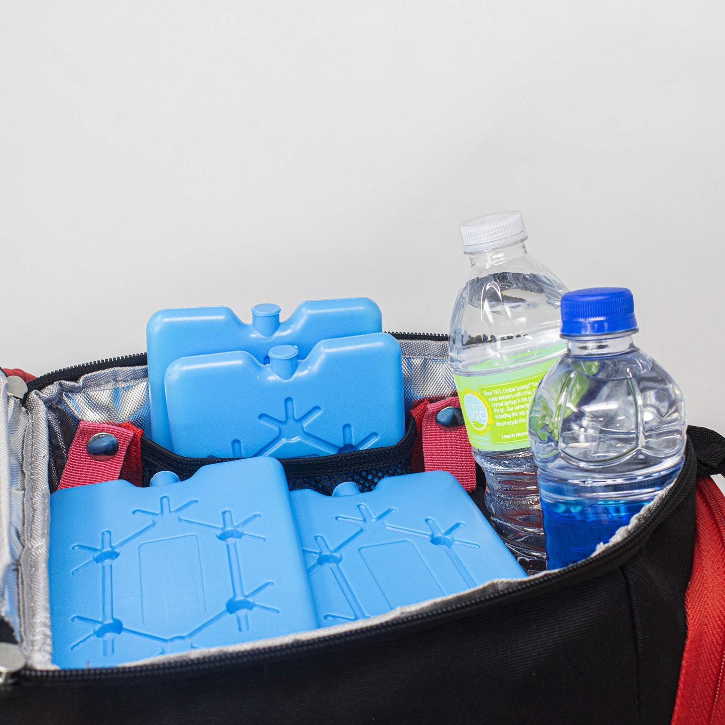 (Set of 6) XL Slim + Lunch Box Ice Packs - XL Slim, Turquoise Ice Packs & Small, Blue, Lunch Box Ice Packs - Refreezable & Reusable - Perfect for The Beach, Camping Trips, and Sports Events