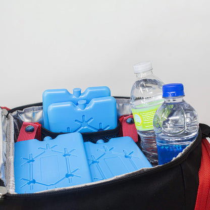 (Set of 6) XL Slim + Lunch Box Ice Packs - XL Slim, Turquoise Ice Packs & Small, Blue, Lunch Box Ice Packs - Refreezable & Reusable - Perfect for The Beach, Camping Trips, and Sports Events