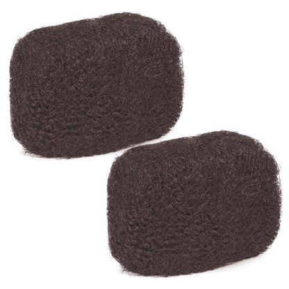 Locsanity Afro Kinky 100% Bulk Natural Human Hair - Braiding Hair for Dreadlocks, Loc Repair, Dreadlock Extensions, Twists, Braids - 8 Inches Long, 1 Oz #2