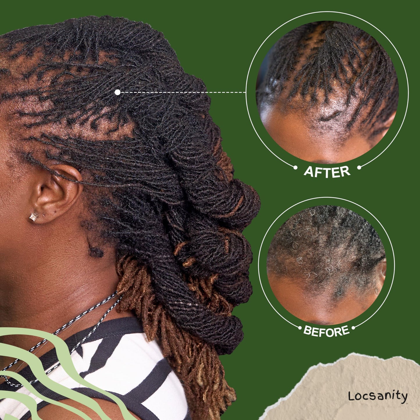 Locsanity Curved Interlocking Tool for Microlocs and Medium Locs Maintenance – Hair Tools for Dreadlocks, Sisterlocks, Interlocks, and Crochet Locks