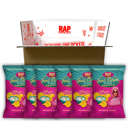 Rap Snacks Nicki Minaj Sour Cream Ranch Truffle Chips -Pack of 6