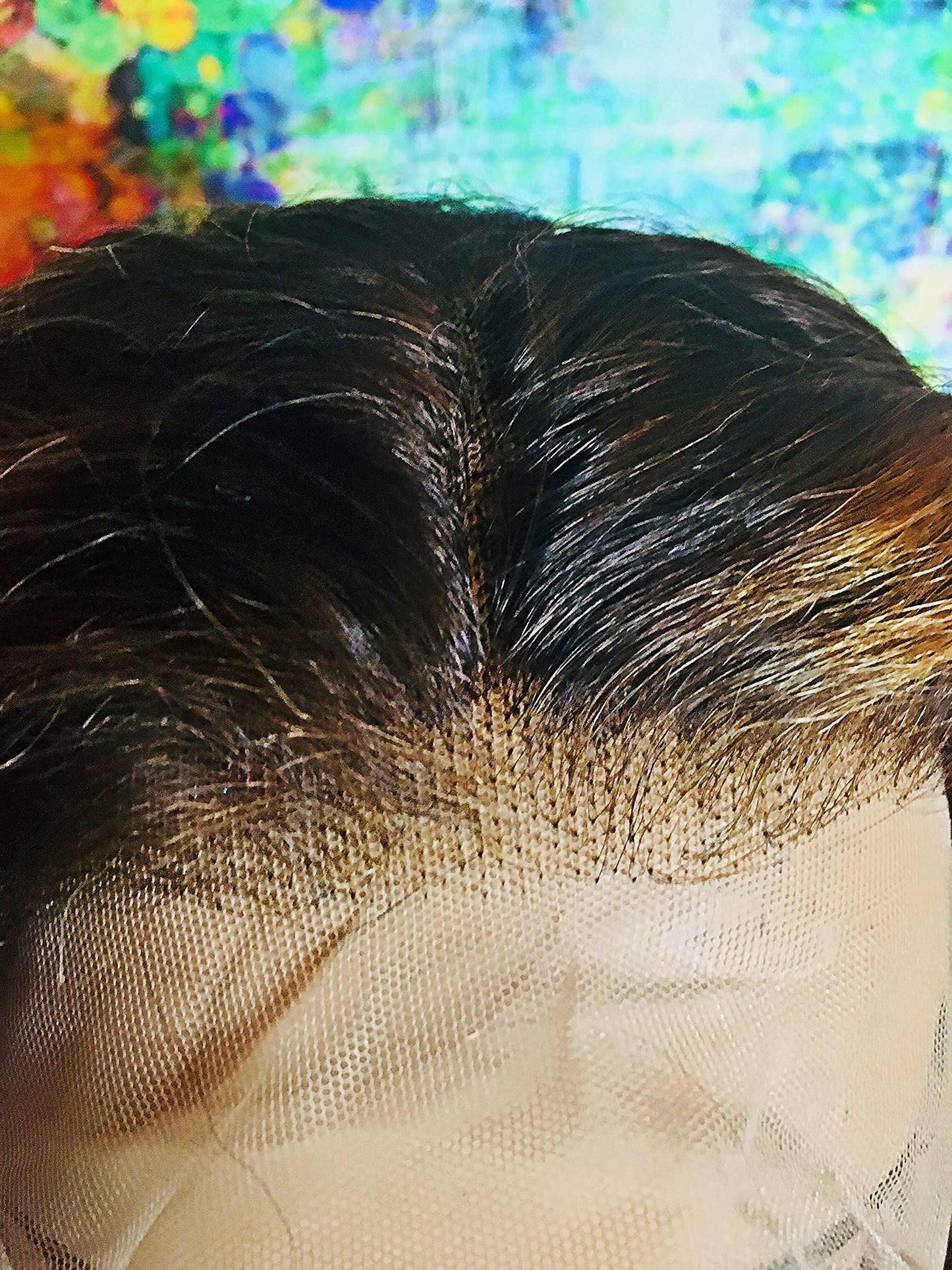 2Chique Boutique Human Hair Wig 13x4 Transparent Lace Wig Highlight Color Deep Wave 22inches 180% Density