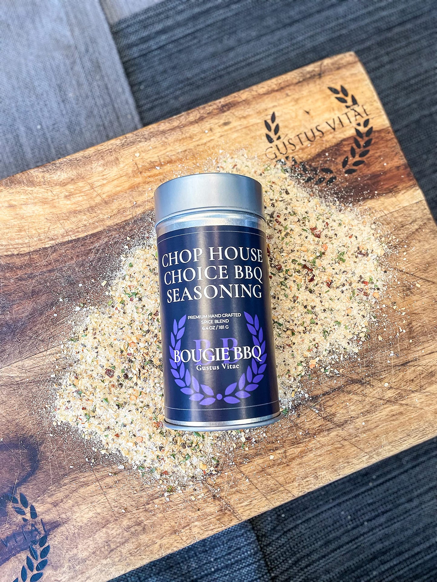 Chop House Choice BBQ Seasoning | Gourmet Seasoning, Artisanal Spice Blend | All Natural, Non GMO | Hand Crafted in Small Batches in USA | No MSG or Artificial Ingredients | GLP-1 Friendly | Sustainably Sourced, Ultra Premium Seasoning | Bougie BBQ | Gust