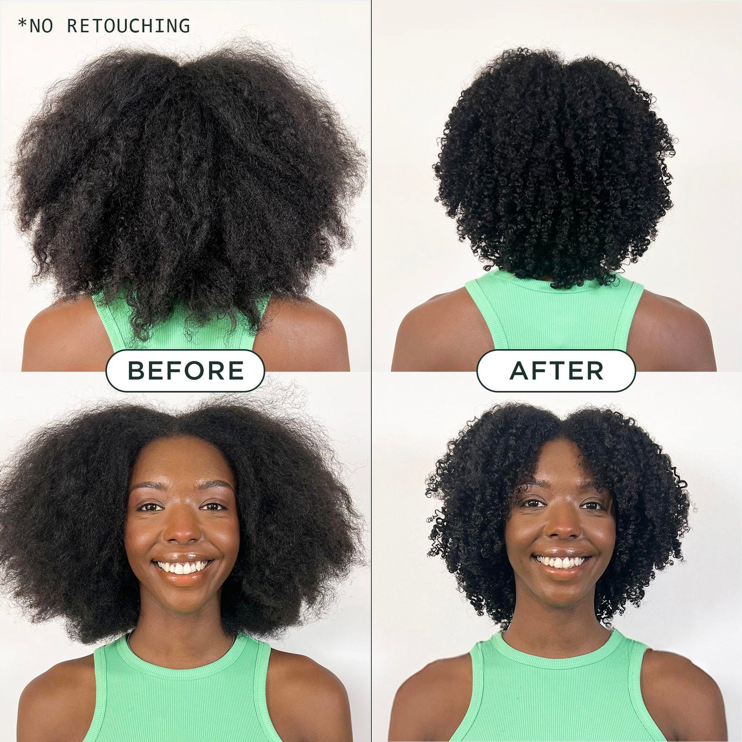 Sienna Naturals - H.A.P.I. Shampoo – Anti Frizz - Sulfate-Free, Scalp-Nourishing & Hydrating Cleanser – Gently Removes Buildup Without Stripping – pH-Balanced, Vegan & Clean Formula - 11oz