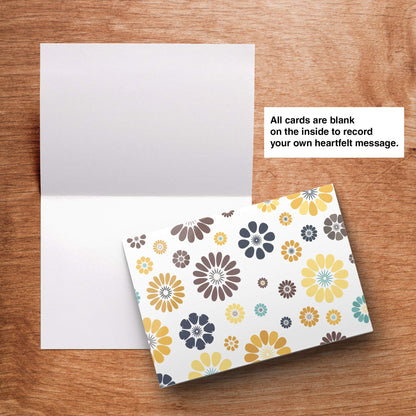 Dessie 100 Unique Blank Cards With Envelopes 4x6 - All Occasion Blank Greeting Cards w/Colored Envelopes & Gold Seals. No Repetition. Note Cards with Envelopes Set