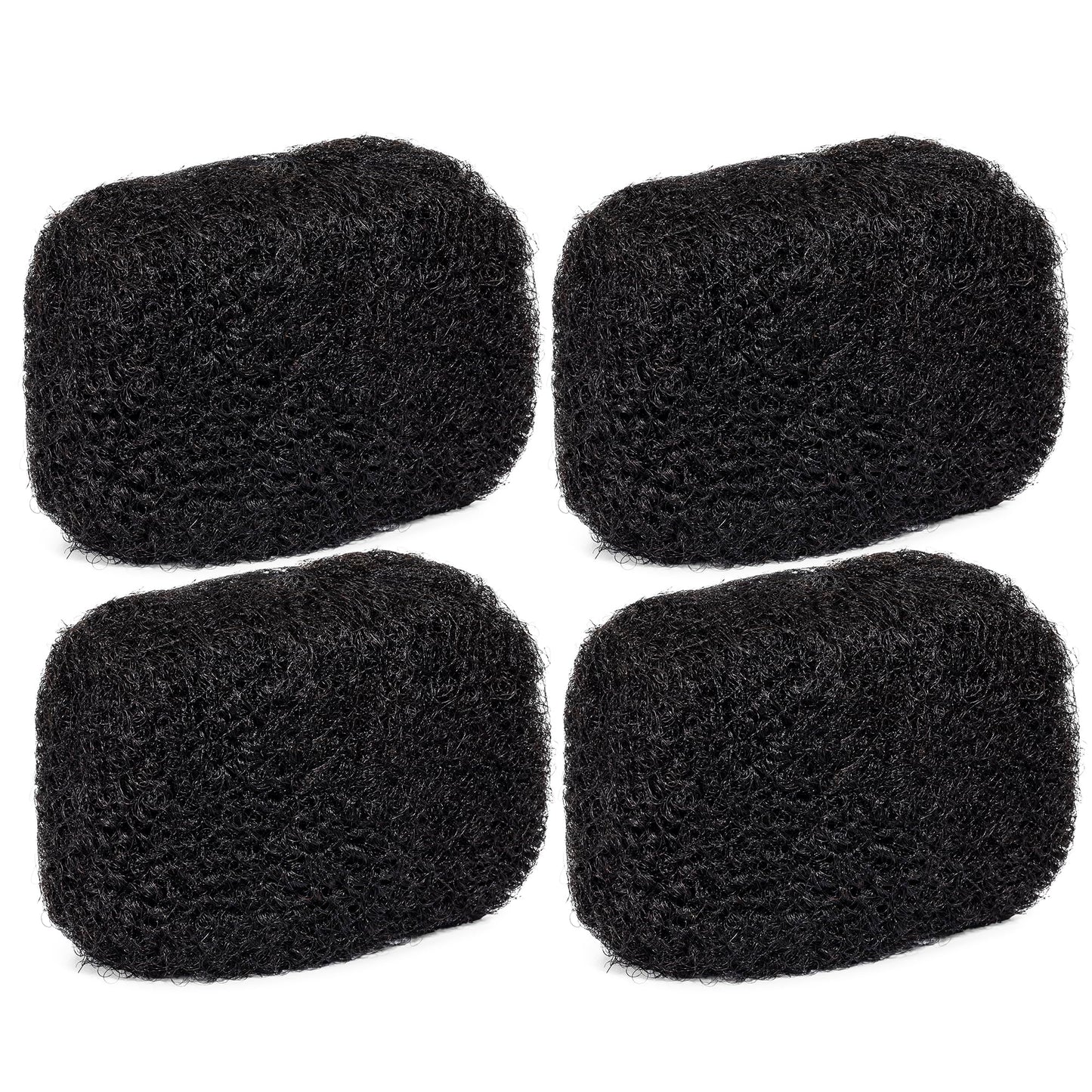 Locsanity Afro Kinky 100% Bulk Natural Human Hair - Braiding Hair for Dreadlocks, Loc Repair, Dreadlock Extensions, Twists, Braids - 8 Inches Long, 1 Oz #NA