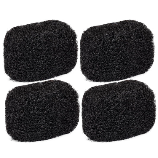 Locsanity Afro Kinky 100% Bulk Natural Human Hair - Braiding Hair for Dreadlocks, Loc Repair, Dreadlock Extensions, Twists, Braids - 8 Inches Long, 1 Oz #NA