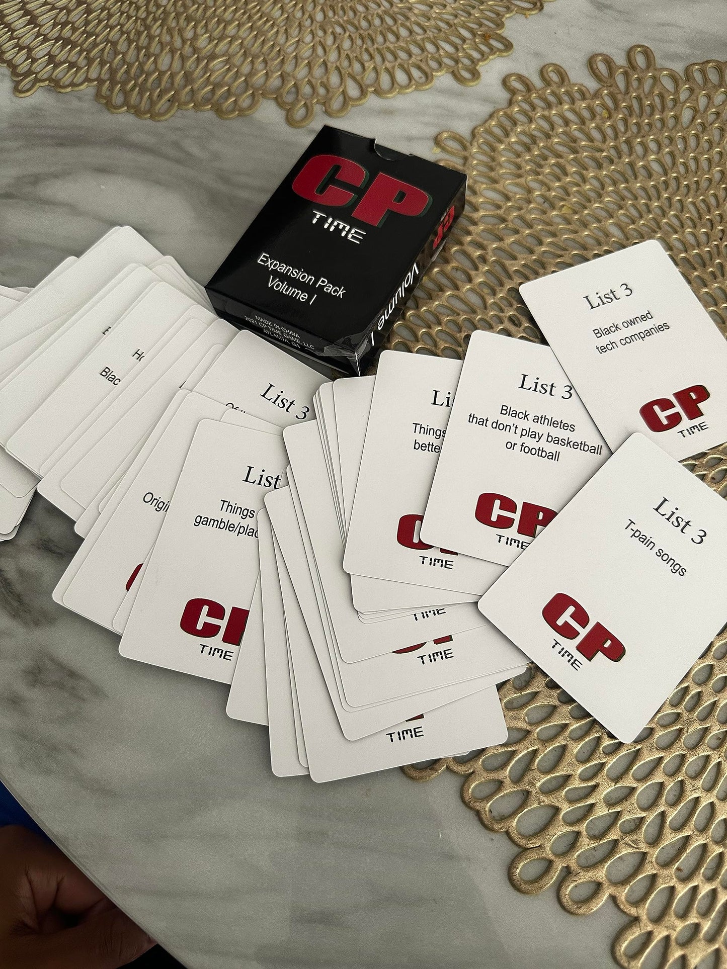 CP TIME Game: Expansion Pack Vol 1 - Card Game for The Culture. Trivia Style. Multiple Categories: Pop Culture, Music, General Knowledge, & More! (Volume 1)