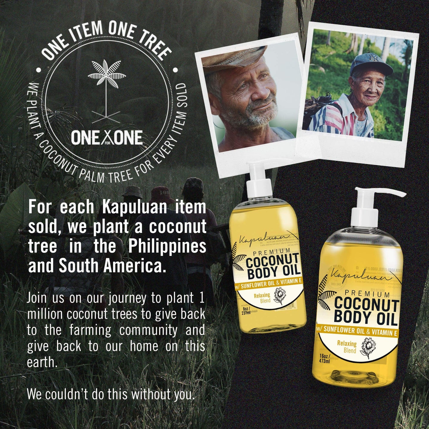 Kapuluan Massage Body Oil Relaxing Blend – Lavender Coconut Oil Blend for Stress Relief, Muscle Tension 8oz