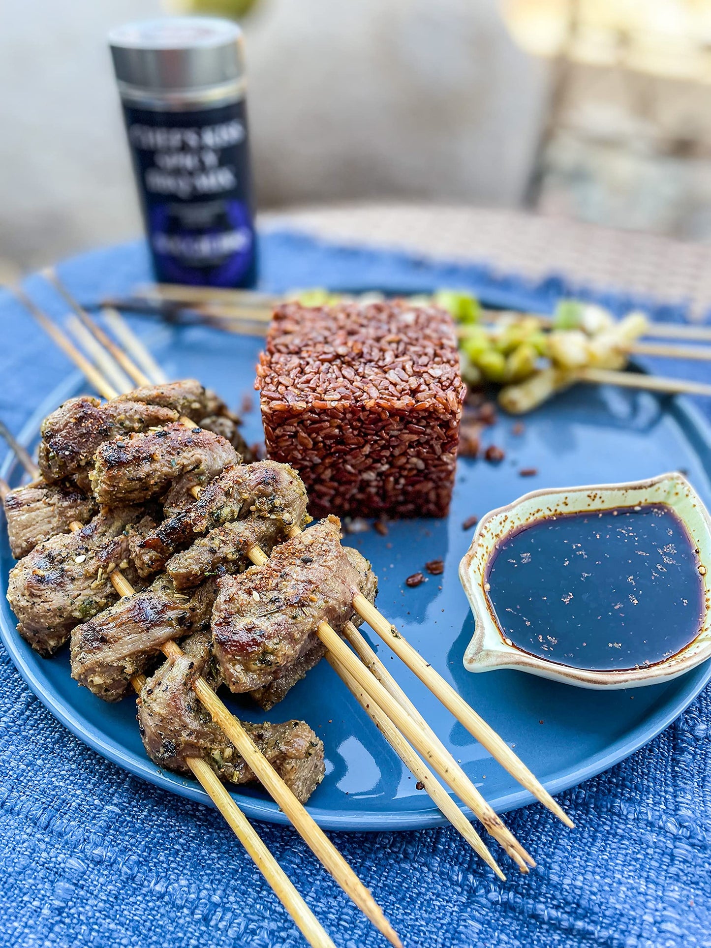 Chef's Kiss Spicy BBQ Mix | Gourmet Seasoning, Artisanal Spice Blend | All Natural, Non GMO | Hand Crafted in Small Batches in USA | No MSG or Artificial Ingredients | GLP-1 Friendly | Sustainably Sourced, Ultra Premium Seasoning | Bougie BBQ | Gustus Vit