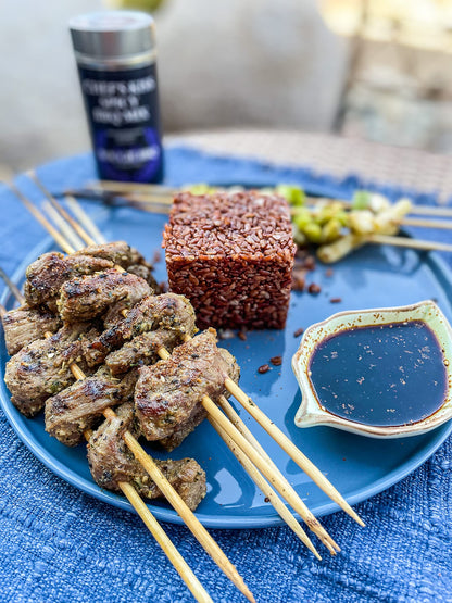 Chef's Kiss Spicy BBQ Mix | Gourmet Seasoning, Artisanal Spice Blend | All Natural, Non GMO | Hand Crafted in Small Batches in USA | No MSG or Artificial Ingredients | GLP-1 Friendly | Sustainably Sourced, Ultra Premium Seasoning | Bougie BBQ | Gustus Vit