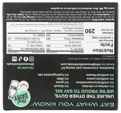 MASON DIXIE BISCUIT CO English Muffin Sandwich with Canadian Bacon, Egg & Cheese, 4.3 OZ