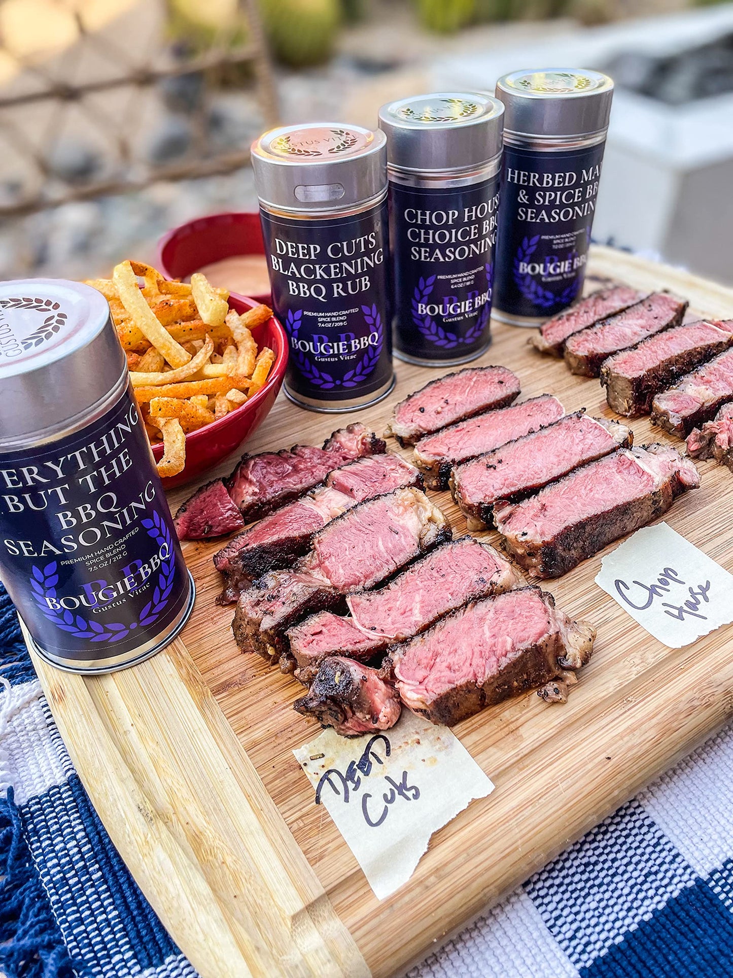 Chop House Choice BBQ Seasoning | Gourmet Seasoning, Artisanal Spice Blend | All Natural, Non GMO | Hand Crafted in Small Batches in USA | No MSG or Artificial Ingredients | GLP-1 Friendly | Sustainably Sourced, Ultra Premium Seasoning | Bougie BBQ | Gust