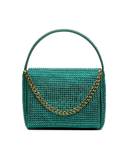 Liselle Kiss Taylor Bag, Emerald Crystal