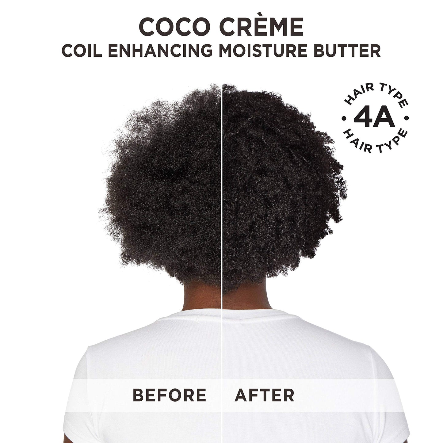 Carol's Daughter Coco Creme Coil Enhancing Moisture Butter, with Coconut Oil and Mango Butter, for Very Dry Curly Hair, Paraben and Silicone Free, 12 oz