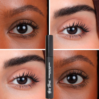 The Lip Bar | Big Timer Volumizing Mascara | Lifts and Nourishes Lashes | Best of Beauty Award Winner | Black