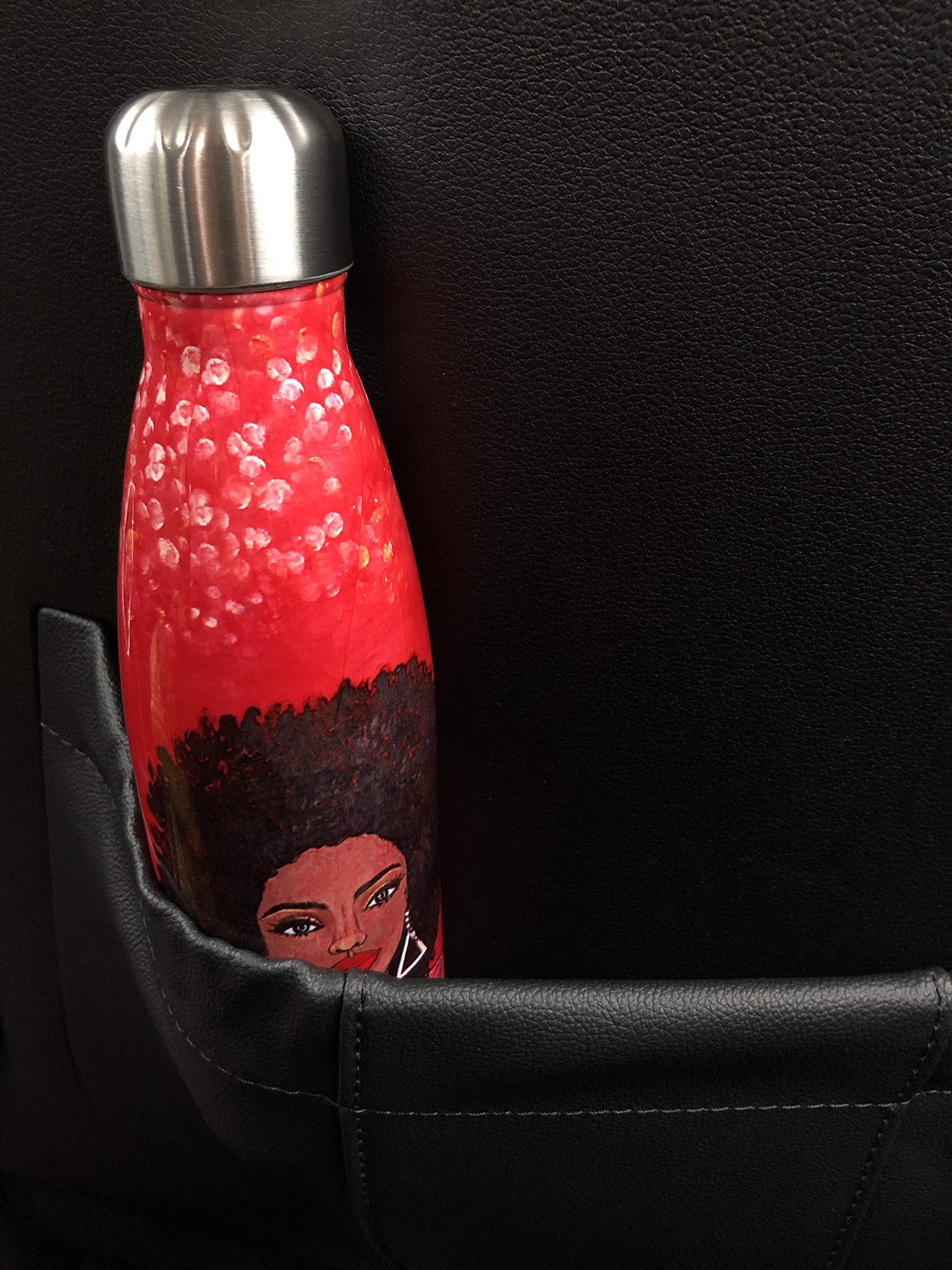 Shades of Color Stainless Steel Bottle, I Am Powerful, 10 x 3 x 10.5 inches (SSB176)