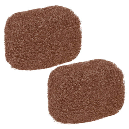 Locsanity Afro Kinky 100% Bulk Natural Human Hair - Braiding Hair for Dreadlocks, Loc Repair, Dreadlock Extensions, Twists, Braids - 8 Inches Long, 1 Oz