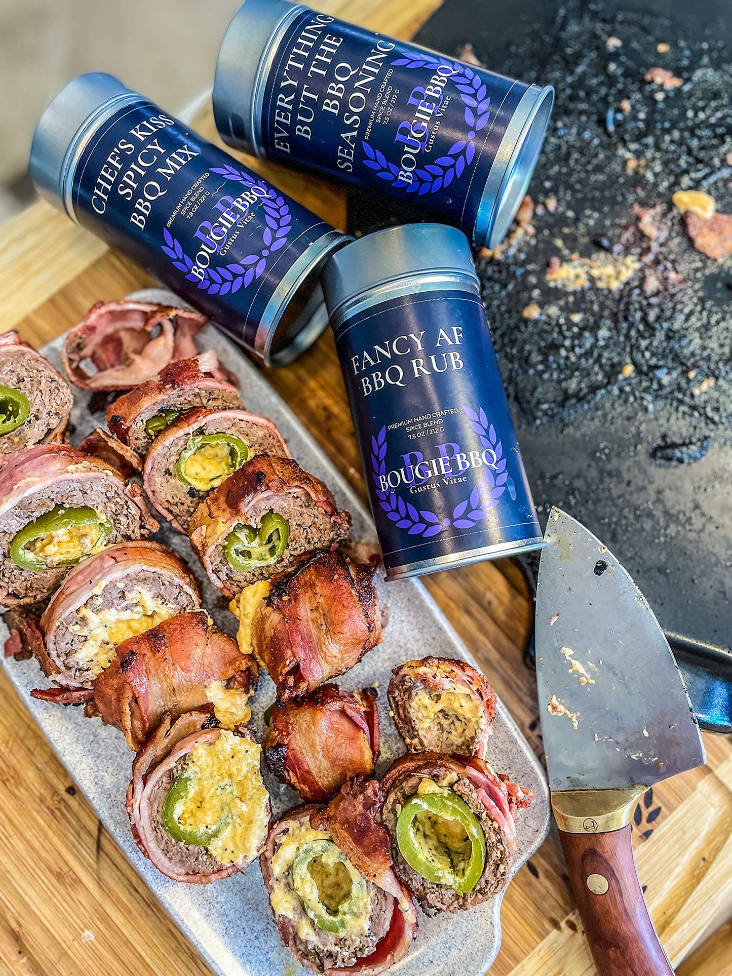 Everything But The Bougie BBQ Seasoning | Gourmet Seasoning, Artisanal Spice Blend | All Natural, Non GMO | Hand Crafted in Small Batches in USA | No MSG or Artificial Ingredients | GLP-1 Friendly | Sustainably Sourced, Ultra Premium Seasoning | Bougie BB