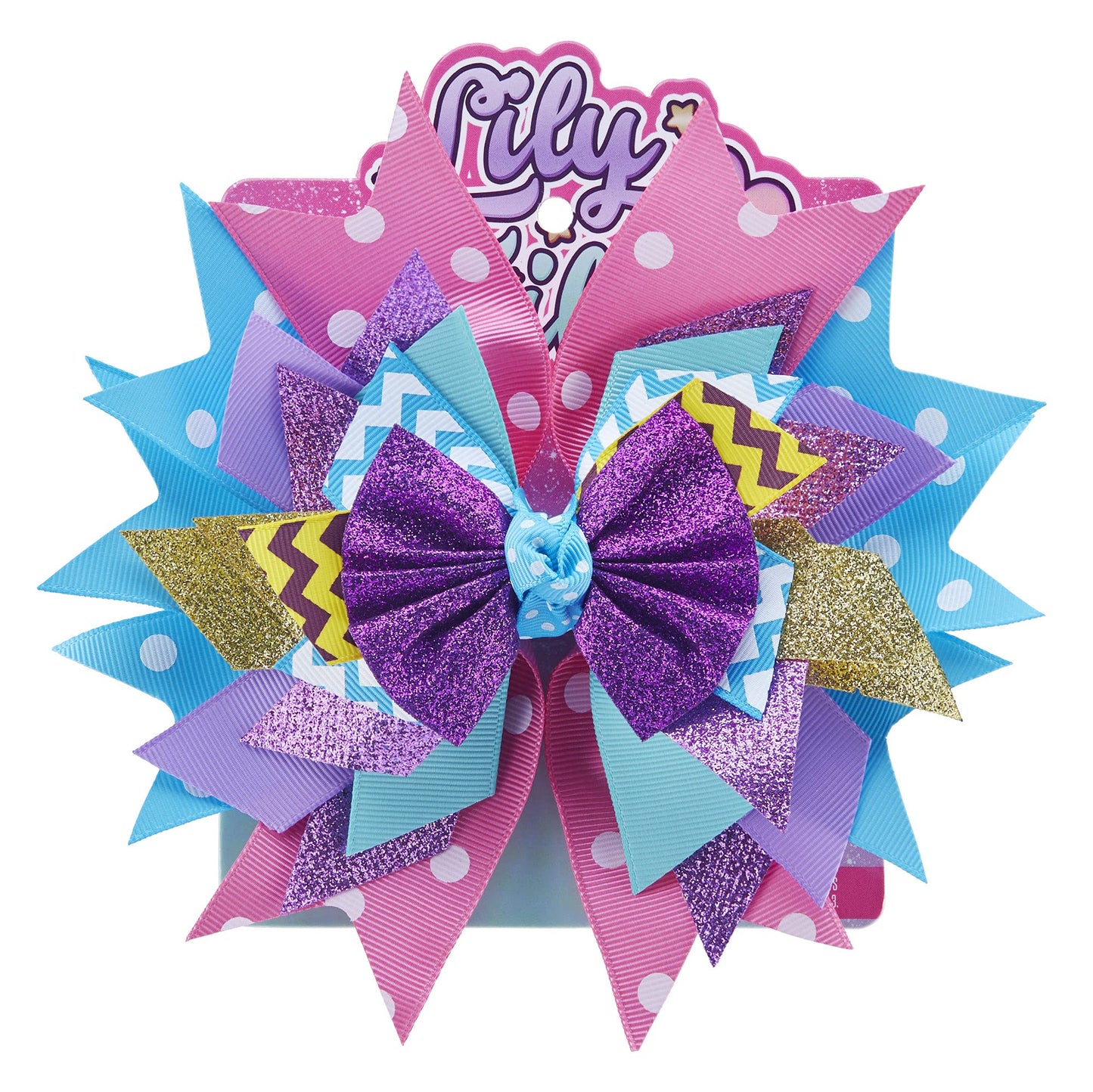 Lily Frilly Let Your Life Sparkle Hair Bow
