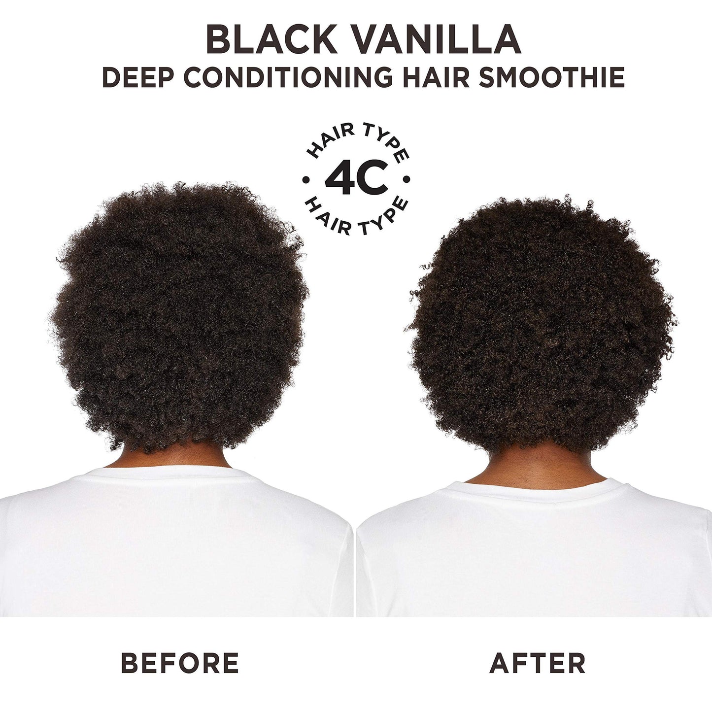 Carol's Daughter Black Vanilla Hair Smoothie for Curly, Wavy or Natural Hair, Shea Butter Hair Mask For Dry and Dull Hair, 8 Oz