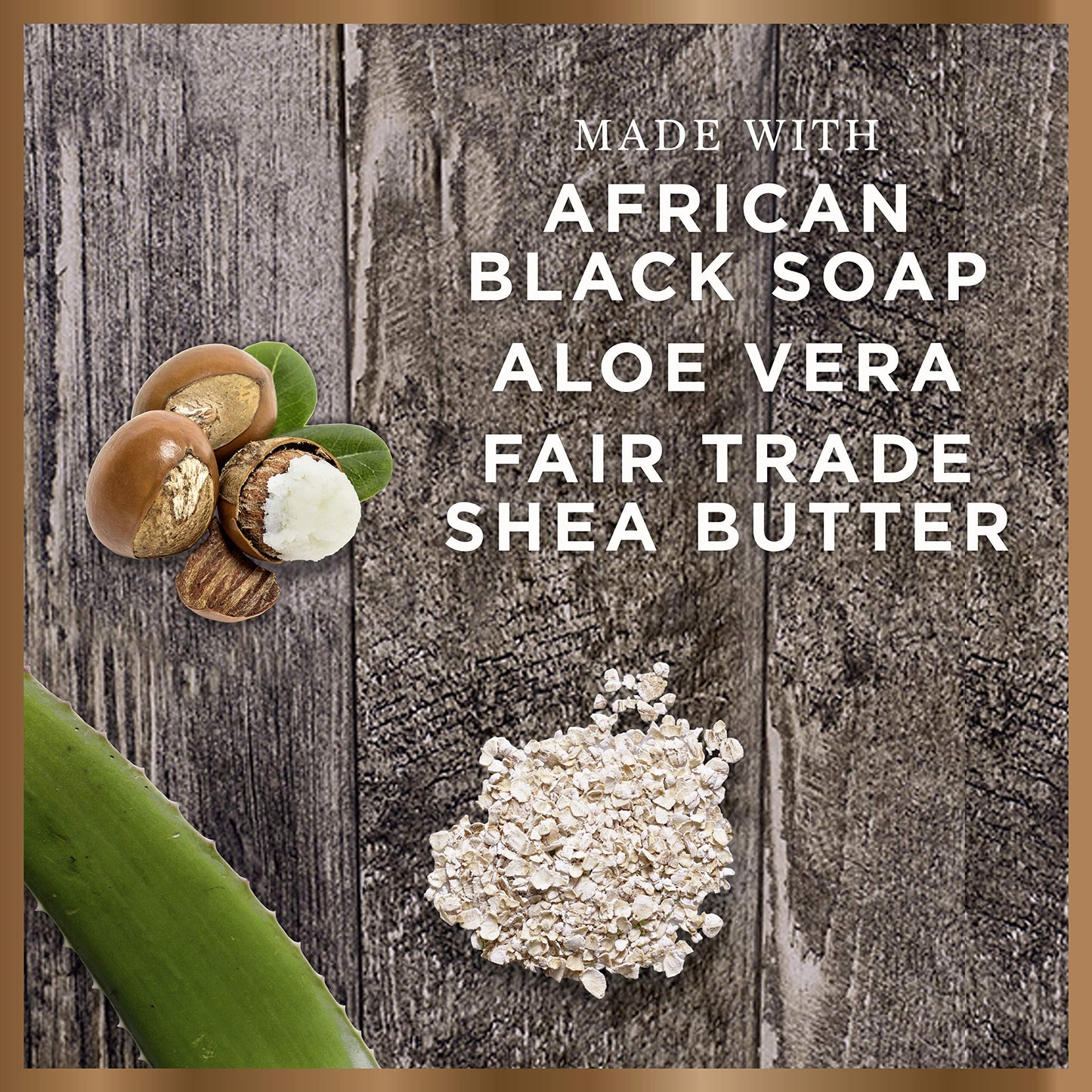 Nubian Heritage Bath and Body Kit Skin Care Products African Black Soap Cleansing and Soothing Pack of 3